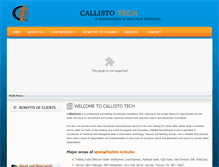 Tablet Screenshot of callistotech.net